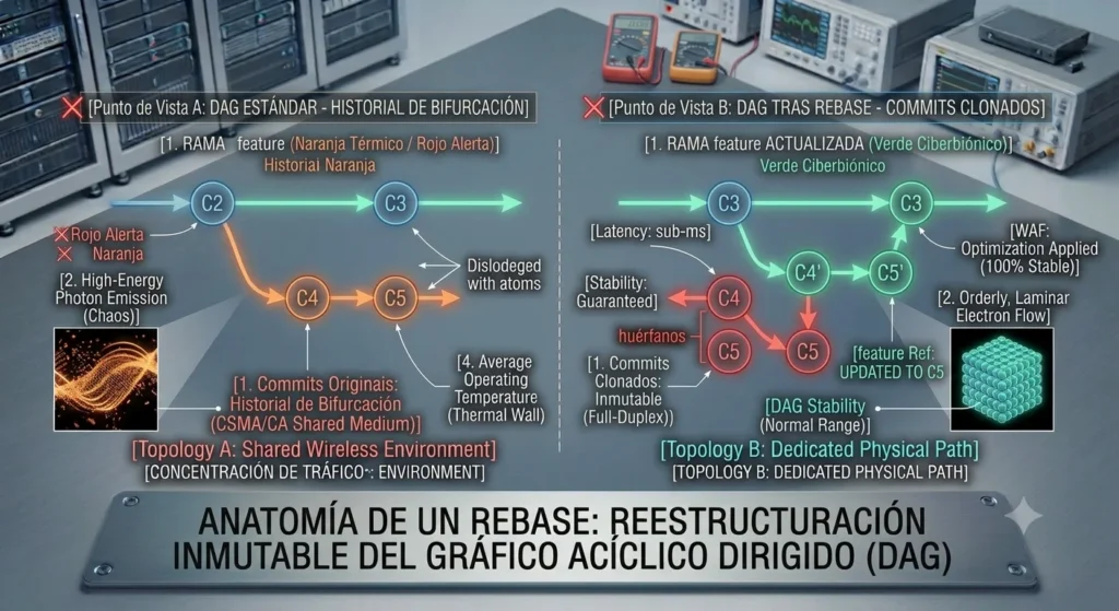 Auditoría forense de bajo nivel de objetos tipo commit y tree en el almacenamiento direccionable por contenido de Git.