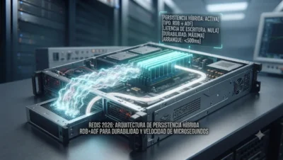 Configuración avanzada de Redis para la mitigación de latencia en el arranque y protección de bases de datos en memoria.